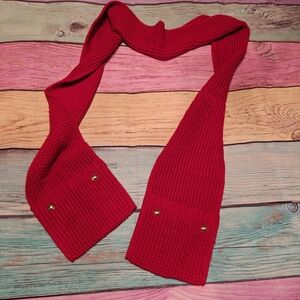 NEW Michael Kors Red Scarf #0447
